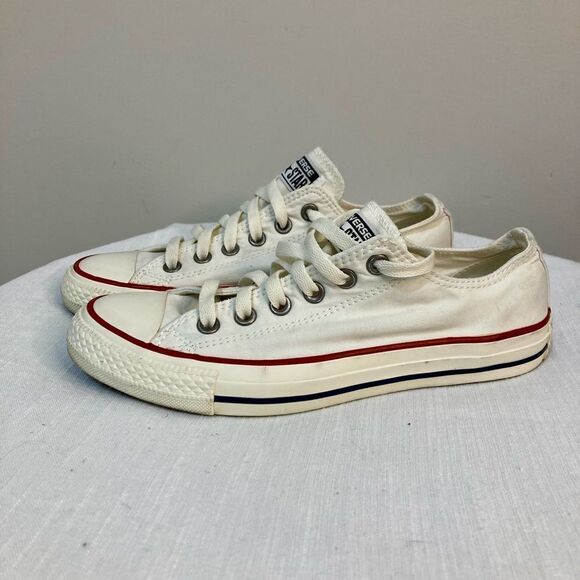White Wedding Converse size 7.5